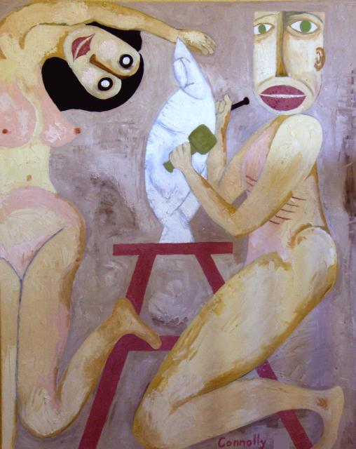 Kneeling Sculptor